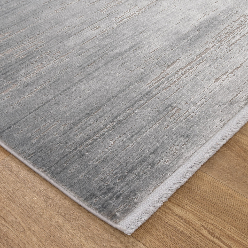 Palazzo Distressed Grey Rug - CH01 — detail 3