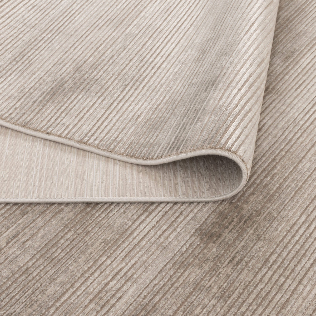 Palazzo Stripe Beige Rug - CH02 — detail 4
