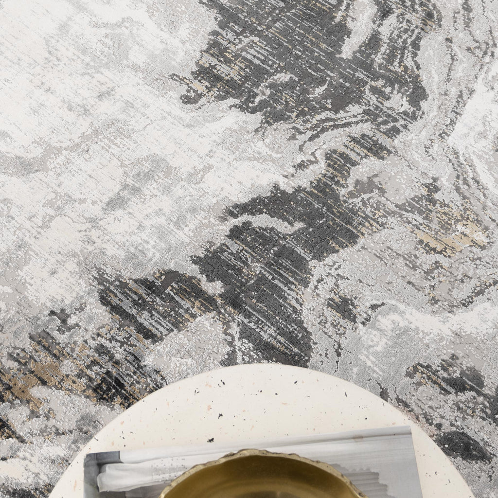Palazzo Marble Grey Rug - CH04 — detail 5
