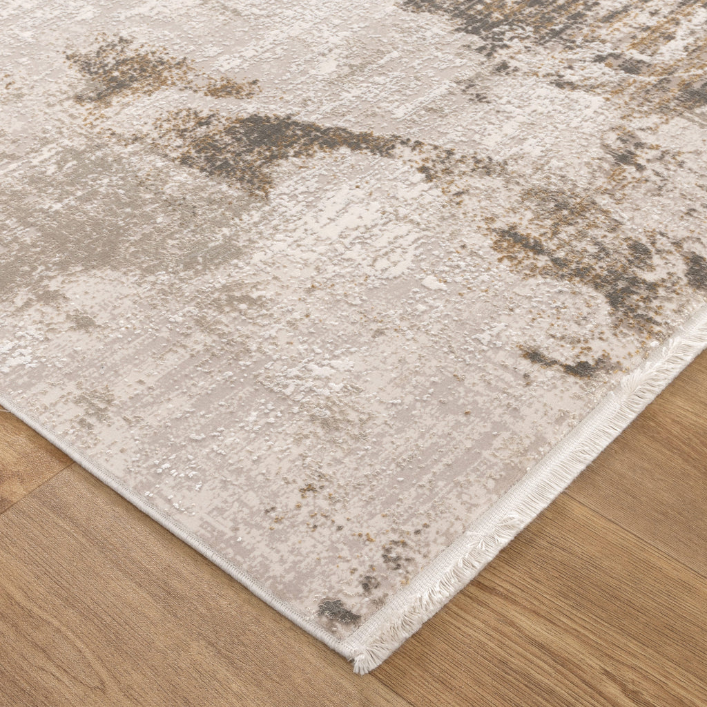 Palazzo Abstract Beige Rug - CH05 — detail 3