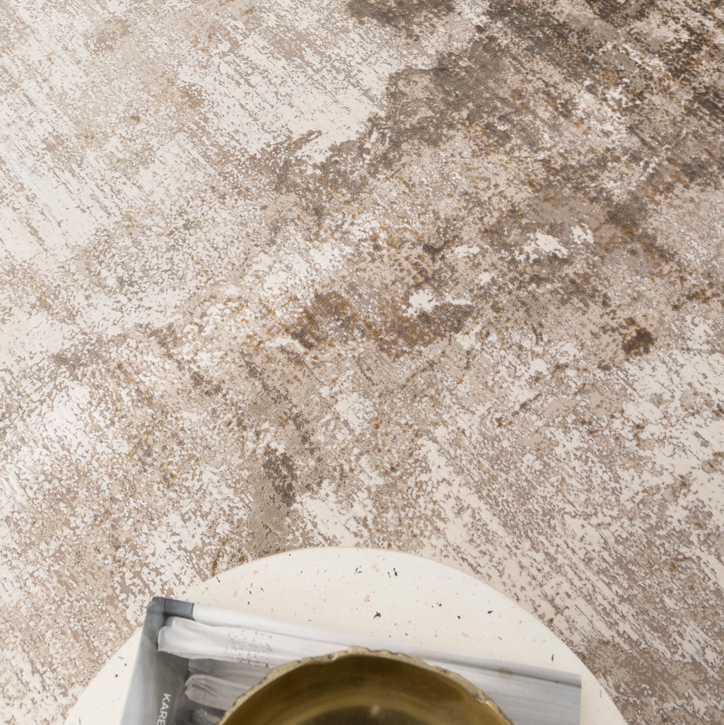 Palazzo Abstract Beige Rug - CH05 — detail 5