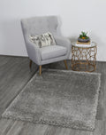Opulenza SHAGGY 5500 96 GREY — room or full rug view