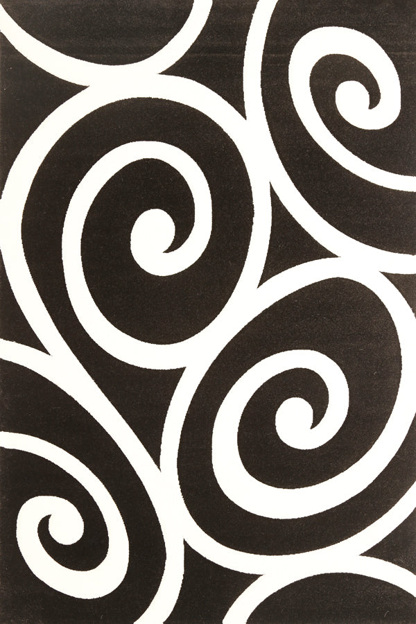 Aurelia 8330 BLACK — room or full rug view