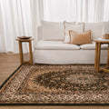 Sarmaya H004 Green — room or full rug view