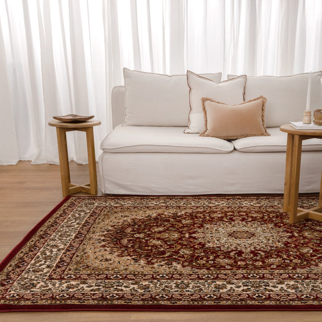 Sarmaya H006 Red — room or full rug view