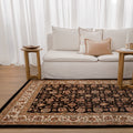 Sarmaya H007 Black — room or full rug view