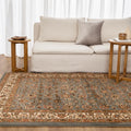 Sarmaya H008 Blue — room or full rug view