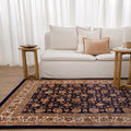 Sarmaya H011 Navy — room or full rug view