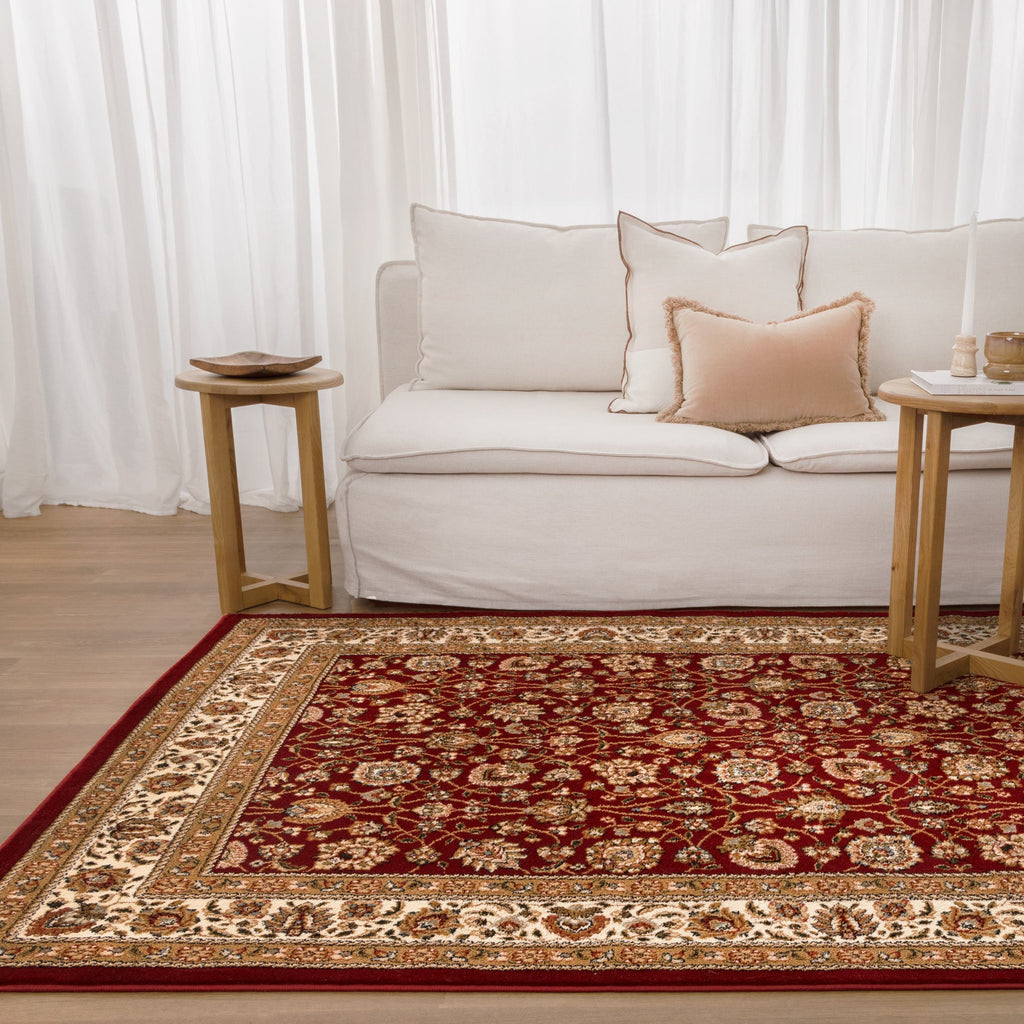 Sarmaya H012 Red — room or full rug view