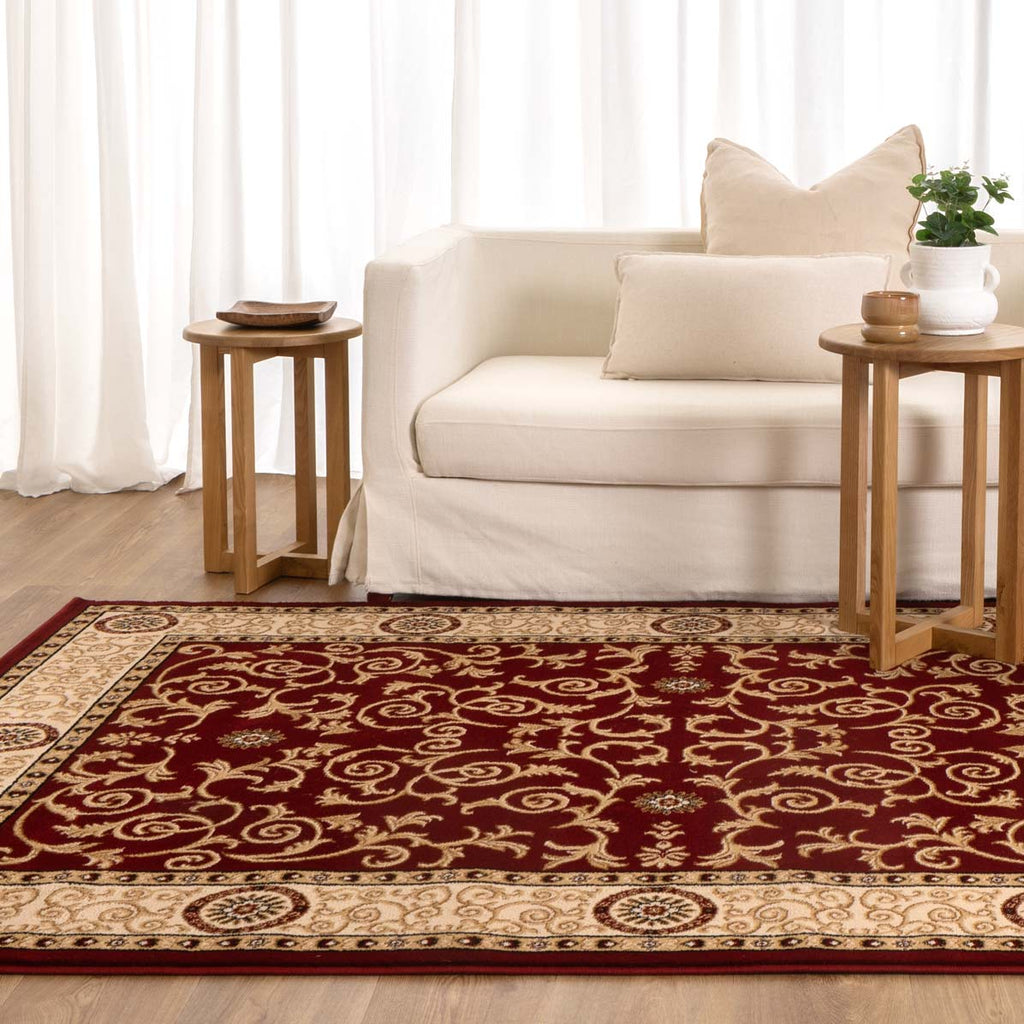 Sarmaya H014 Red — room or full rug view
