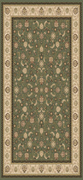 Mehrava 12679 GREEN (040) — room or full rug view