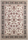 Ravello 500 Cream/Black — room or full rug view