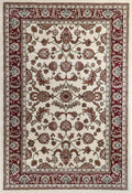 Ravello 500 Cream/Red — room or full rug view