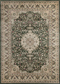 Ravello 600 Green — room or full rug view