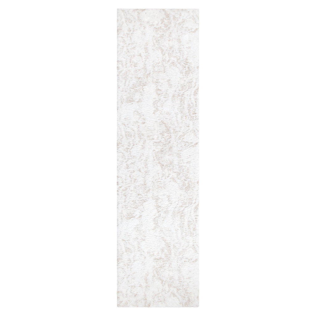 Castello Watercolour Ivory & Beige Shaggy Rug - MADRID03 — detail 6