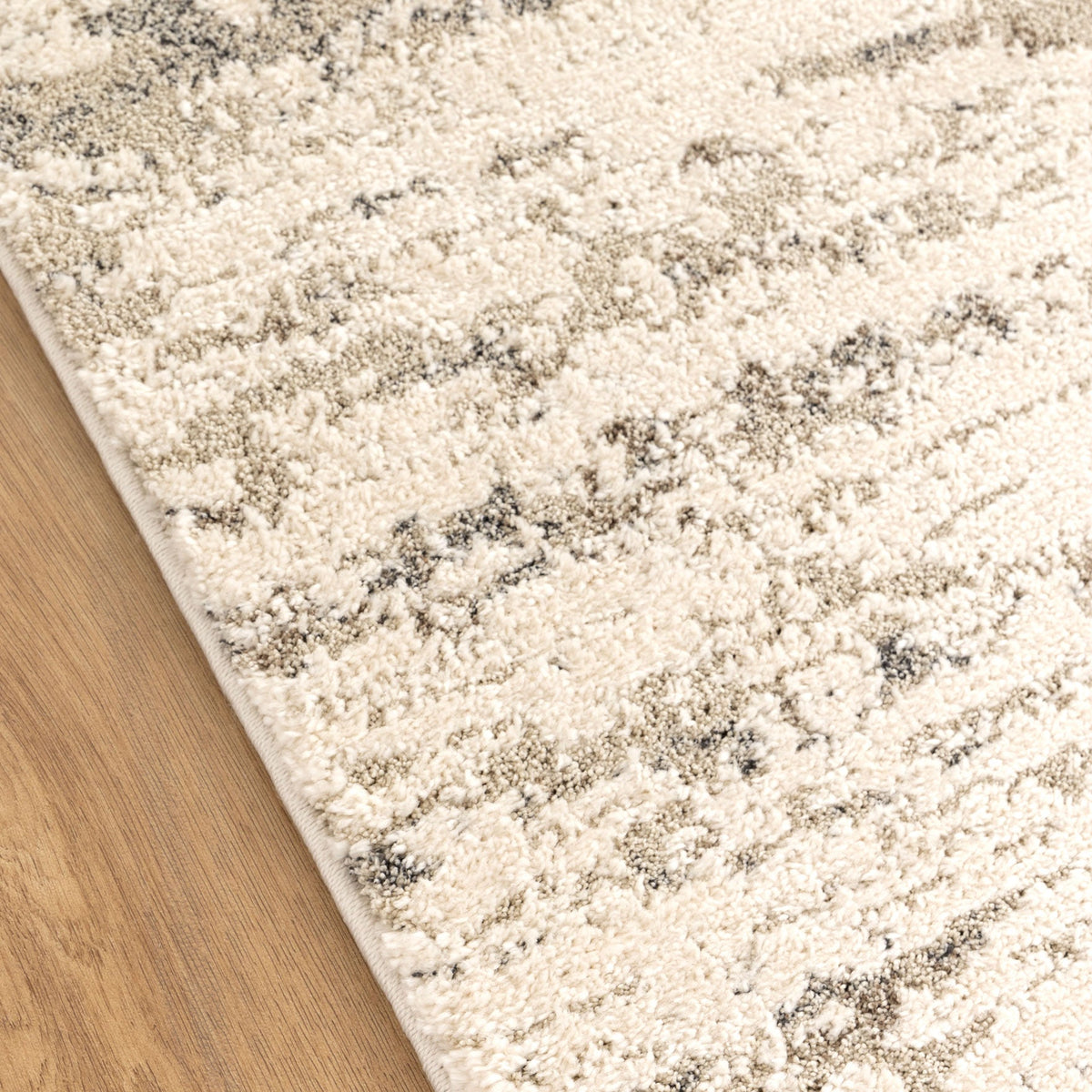 Serene Faded Cream Beige Rug - N006 — detail 6