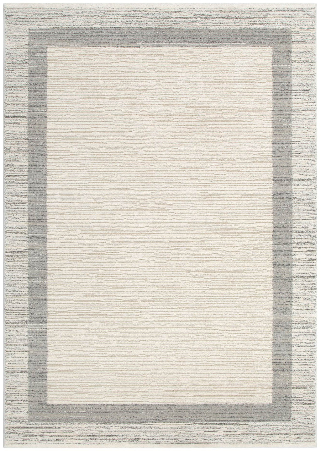 Serene Grey Border Rug - N002 — detail 2
