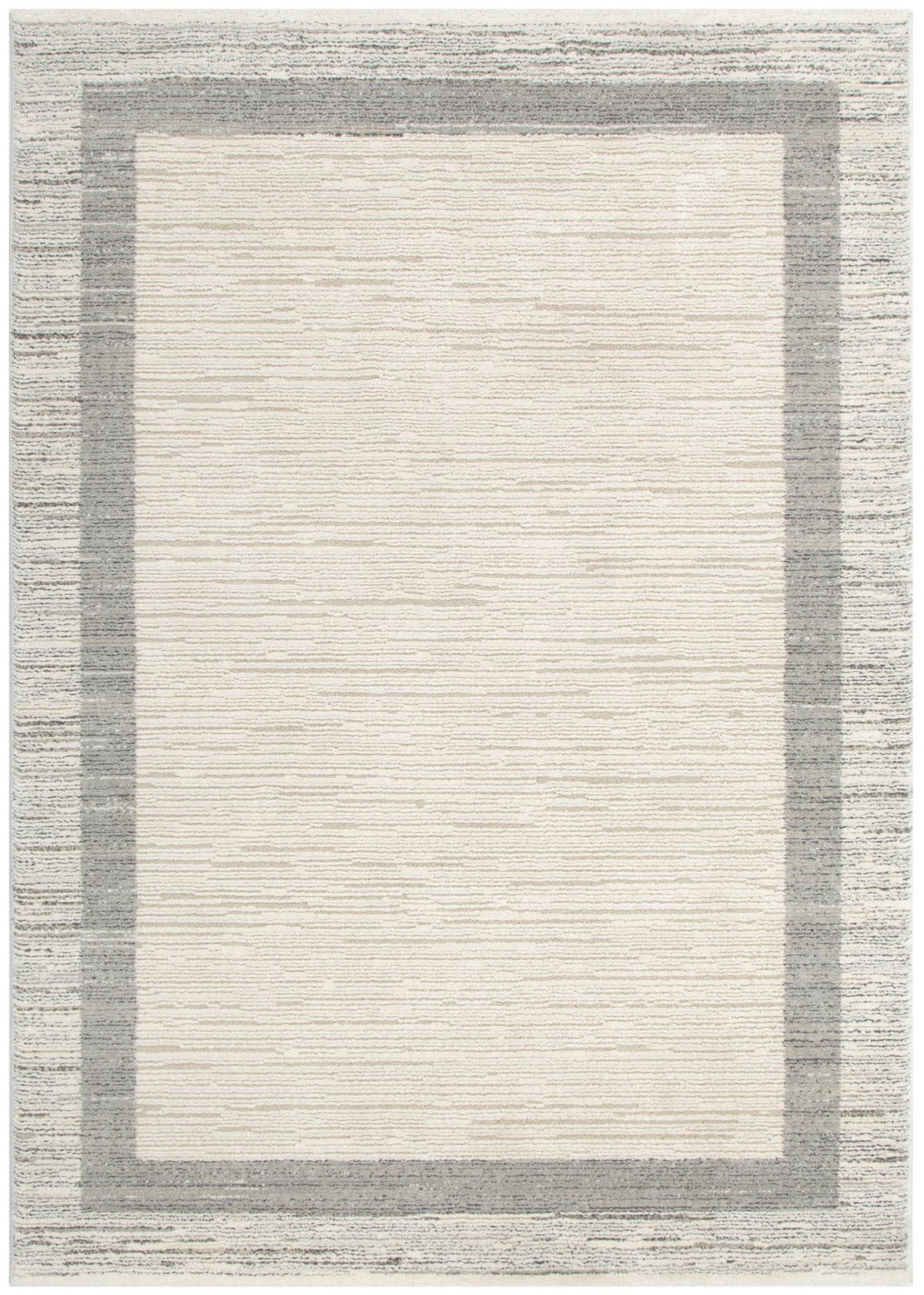 Serene Grey Border Rug - N002 — detail 2