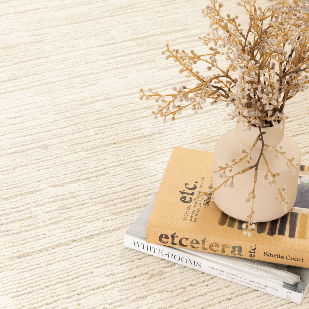 Serene Grey Border Rug - N002 — detail 5