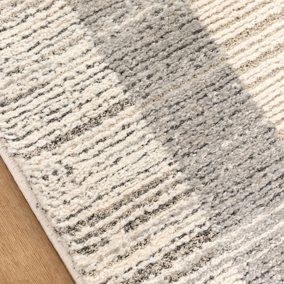 Serene Grey Border Rug - N002 — detail 6
