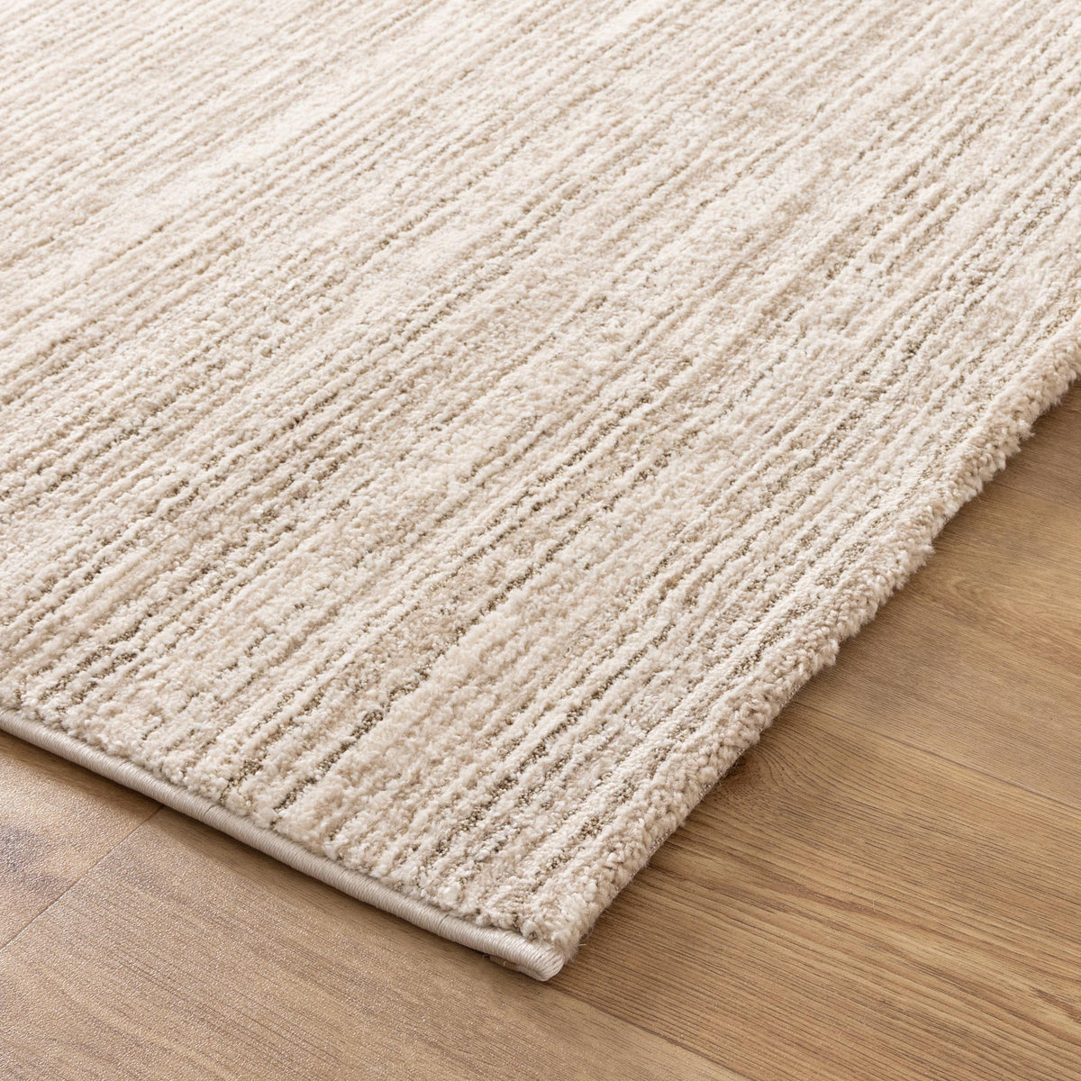 Serene Lines Cream Beige Rug - N003 — detail 3