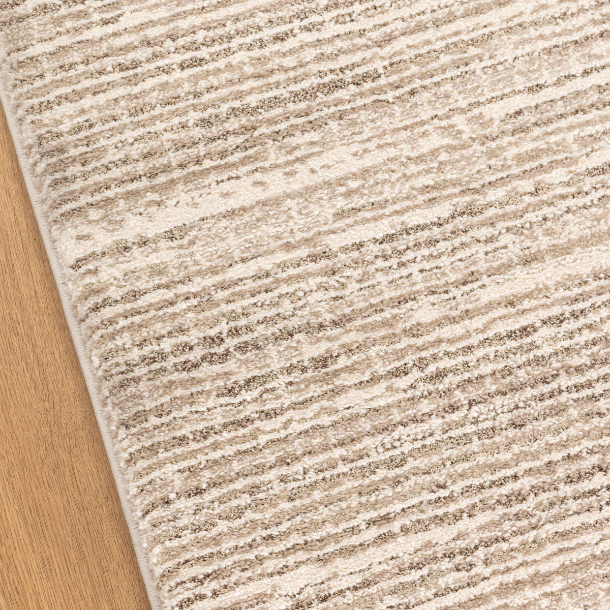Serene Lines Cream Beige Rug - N003 — detail 6