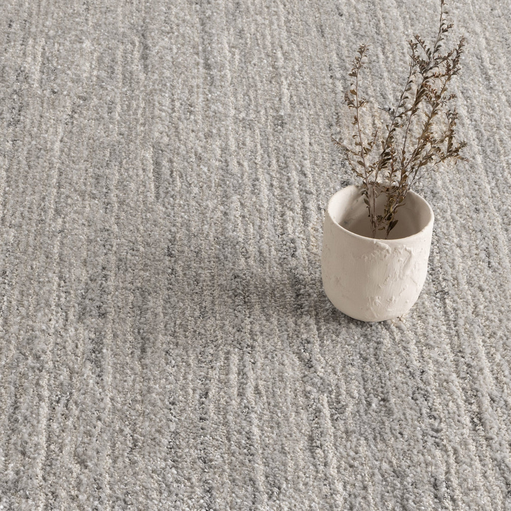 Serene Faded Lines Grey Rug - N011 - New Arrival — detail 5