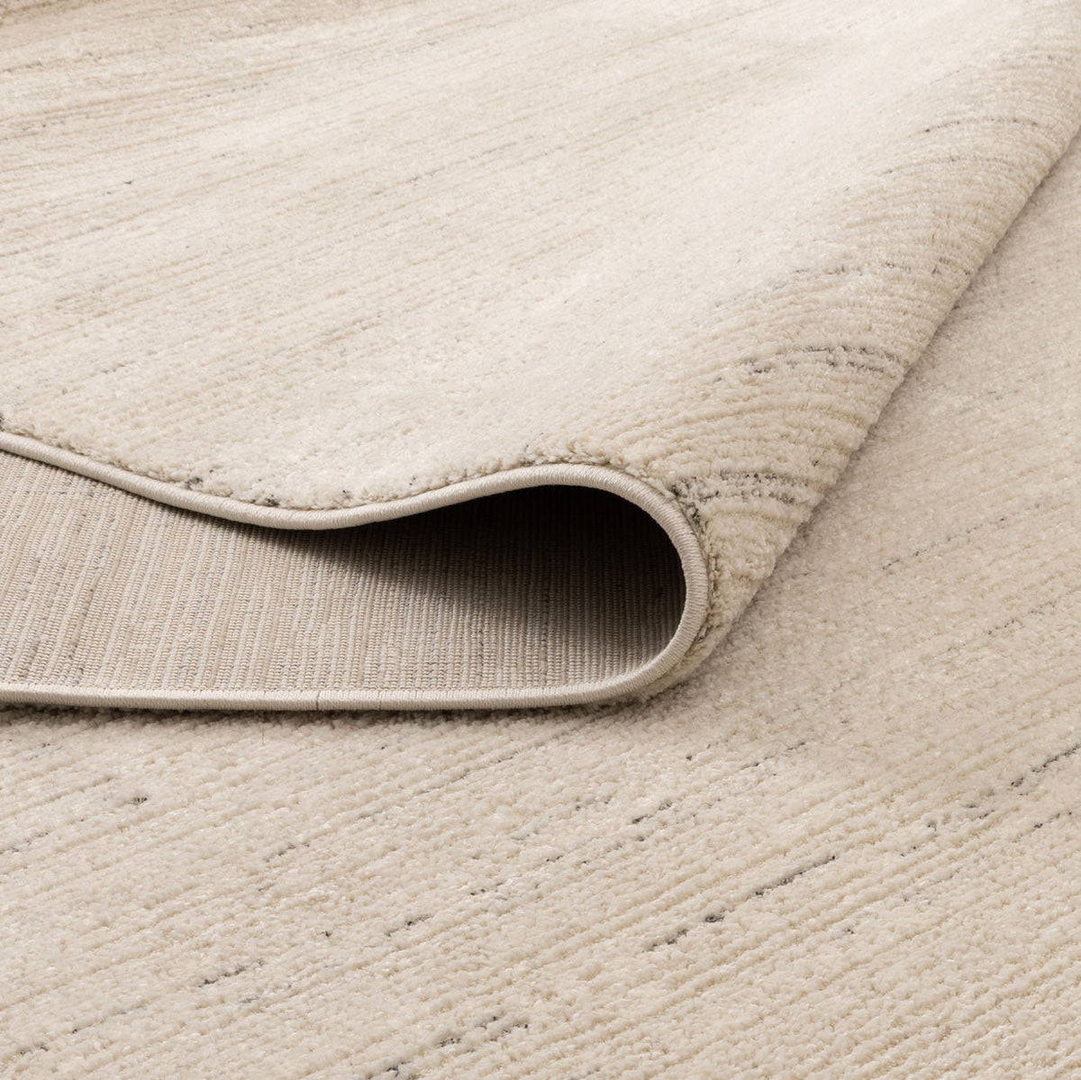 Serene Faded Lines Ivory Grey Rug - N013 - New Arrival — detail 3