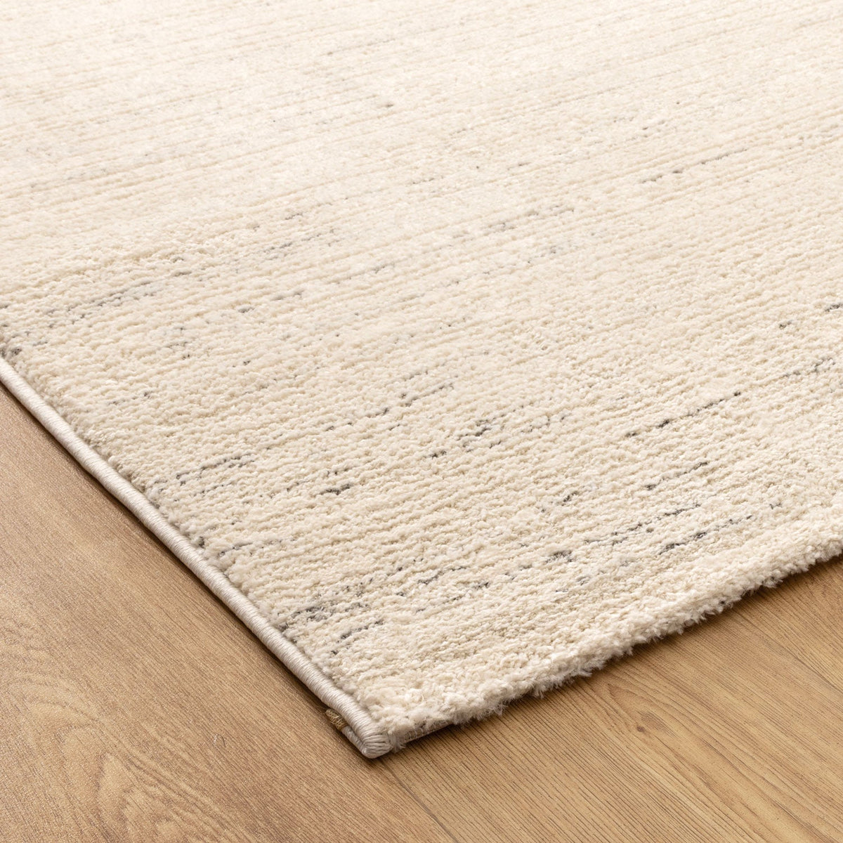 Serene Faded Lines Ivory Grey Rug - N013 - New Arrival — detail 4