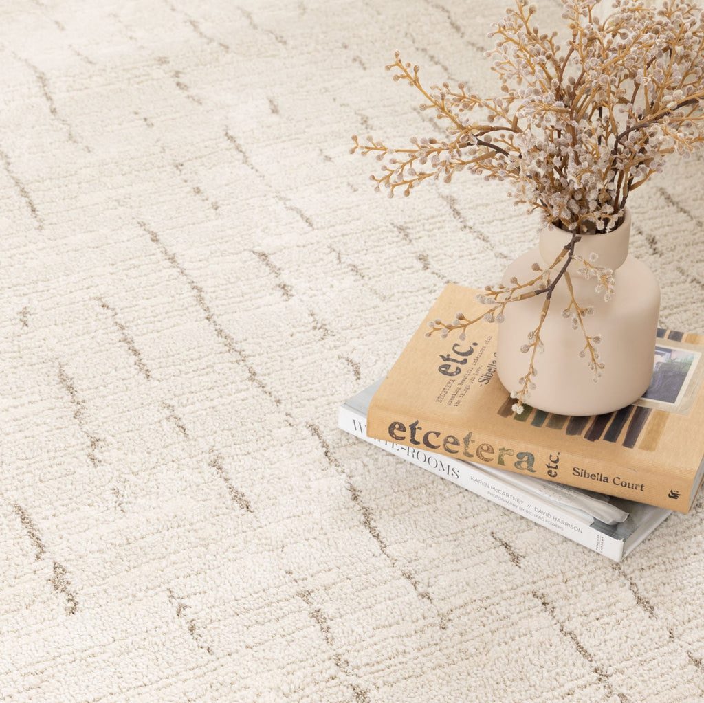 Serene Scandi Cream Rug - N004 — detail 5
