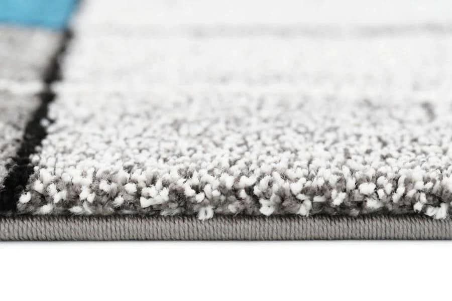 Solara 03 Grey Green modern rug full view