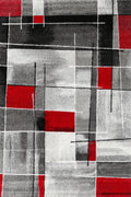 Solara 03 GREY/RED (20750 097) — room or full rug view