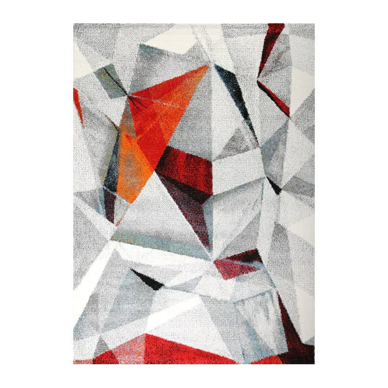 Solara 07 GREY/RED (21425 695) — room or full rug view