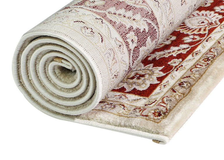 Bellavista Francesca Cream & Red Traditional Rug - 13414 10 — detail 3