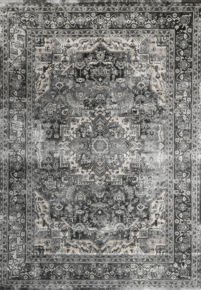 Bellavista Teresa Charcoal Traditional Rug - 14654 95 — room or full rug view