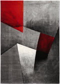 Lumina SAPP01 GREY/RED (20343 951) — room or full rug view