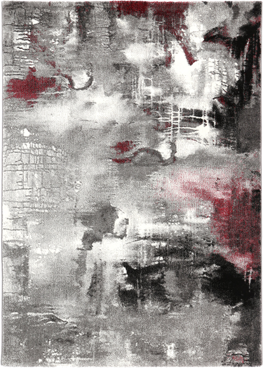 Lumina SAPP02 GREY/RED (20754 098) — room or full rug view