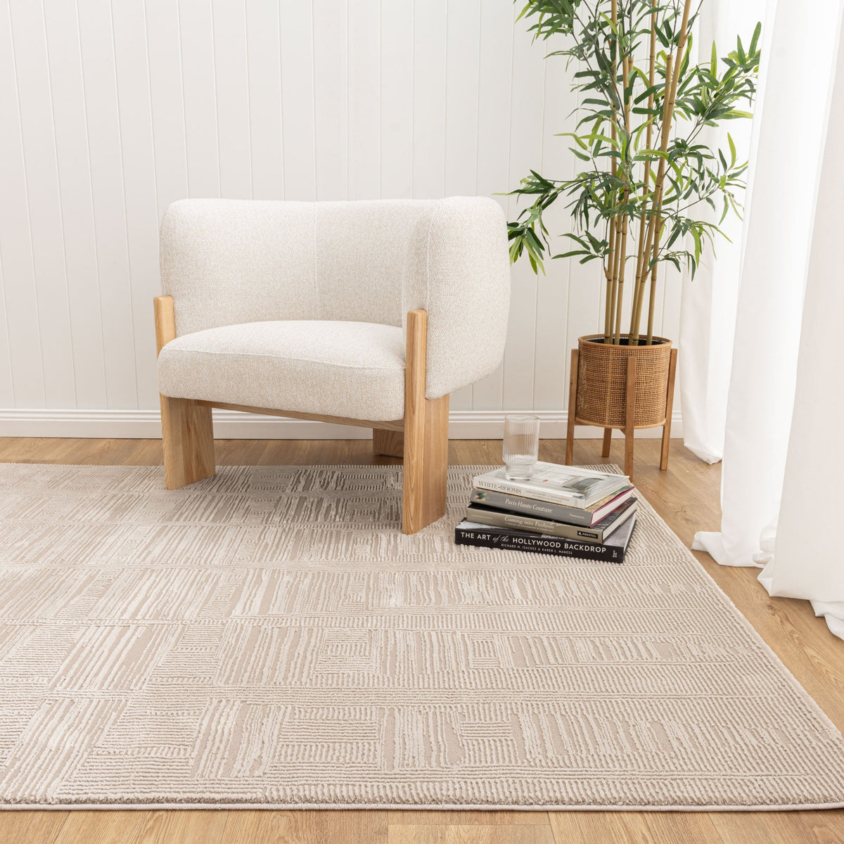 Forma Dimensions Beige Rug S004 — detail 5