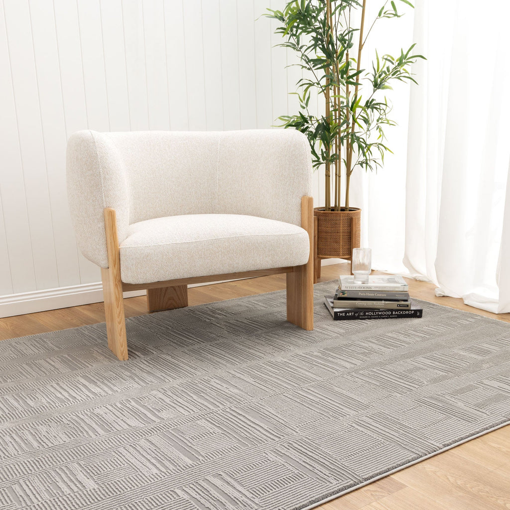Forma Dimensions Grey Rug S005 — room or full rug view