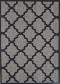Terrazza Beige and Black Geometric Rug - 5663/J48-E — room or full rug view