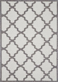 Terrazza Cream and Grey Geometric Rug - 5663/W71-W — room or full rug view