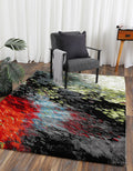Azure Geometry TIFF01 (644 111) — room or full rug view