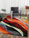 Azure Geometry TIFF05 (20932 112) — room or full rug view