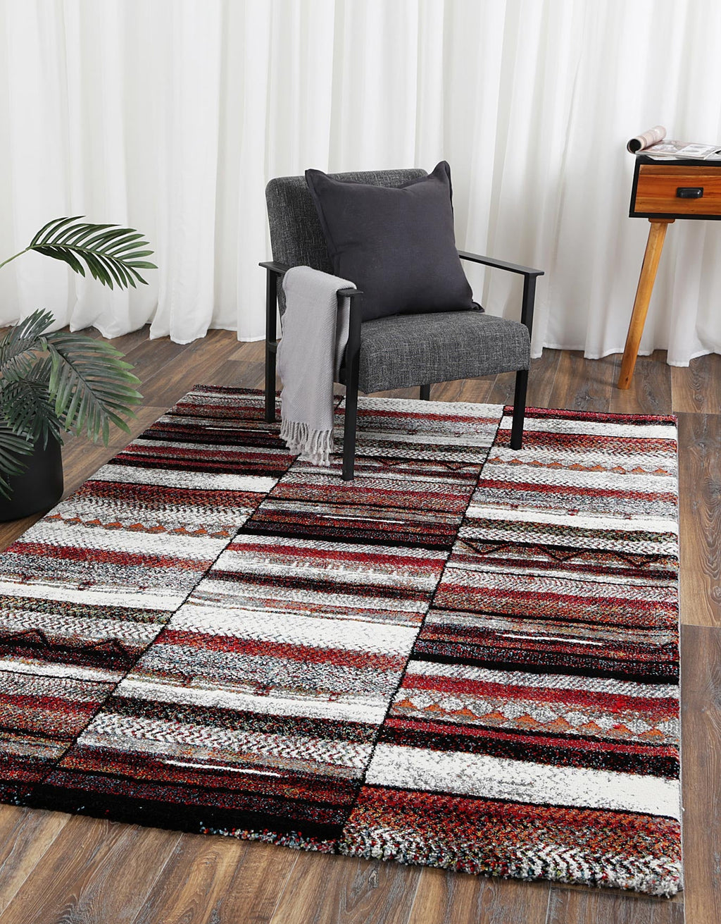 Azure Geometry TIFF06 (21148 111) — room or full rug view
