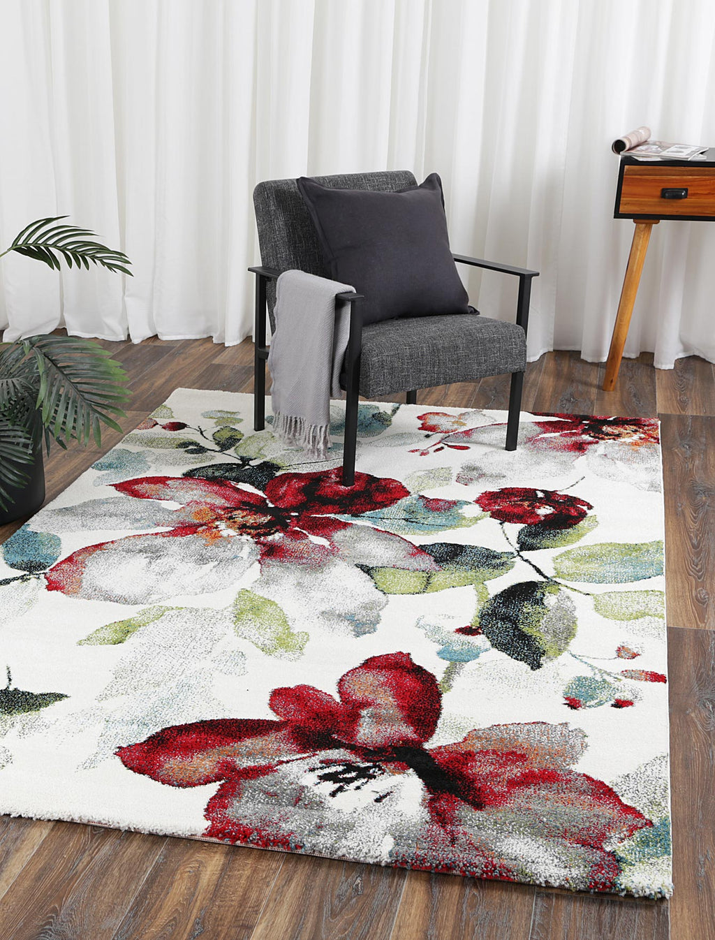 Azure Geometry TIFF11 (21854 111) — room or full rug view