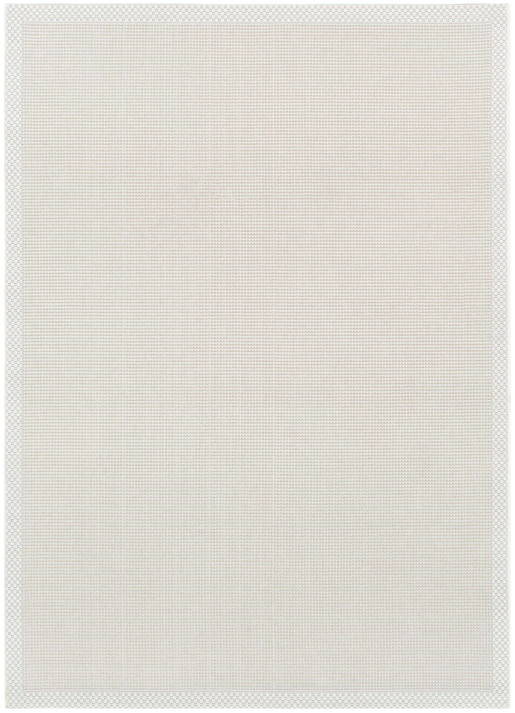 Coastal Living Checkers Border Cream Outdoor Rug - 2CRE — detail 2