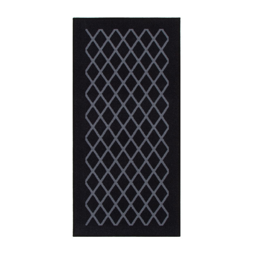 Arden 10 Black (11795-1007) — room or full rug view