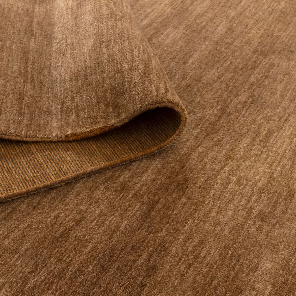 Charleston Hand-Knotted Wool Rug Butterscotch wool rug – product view 3