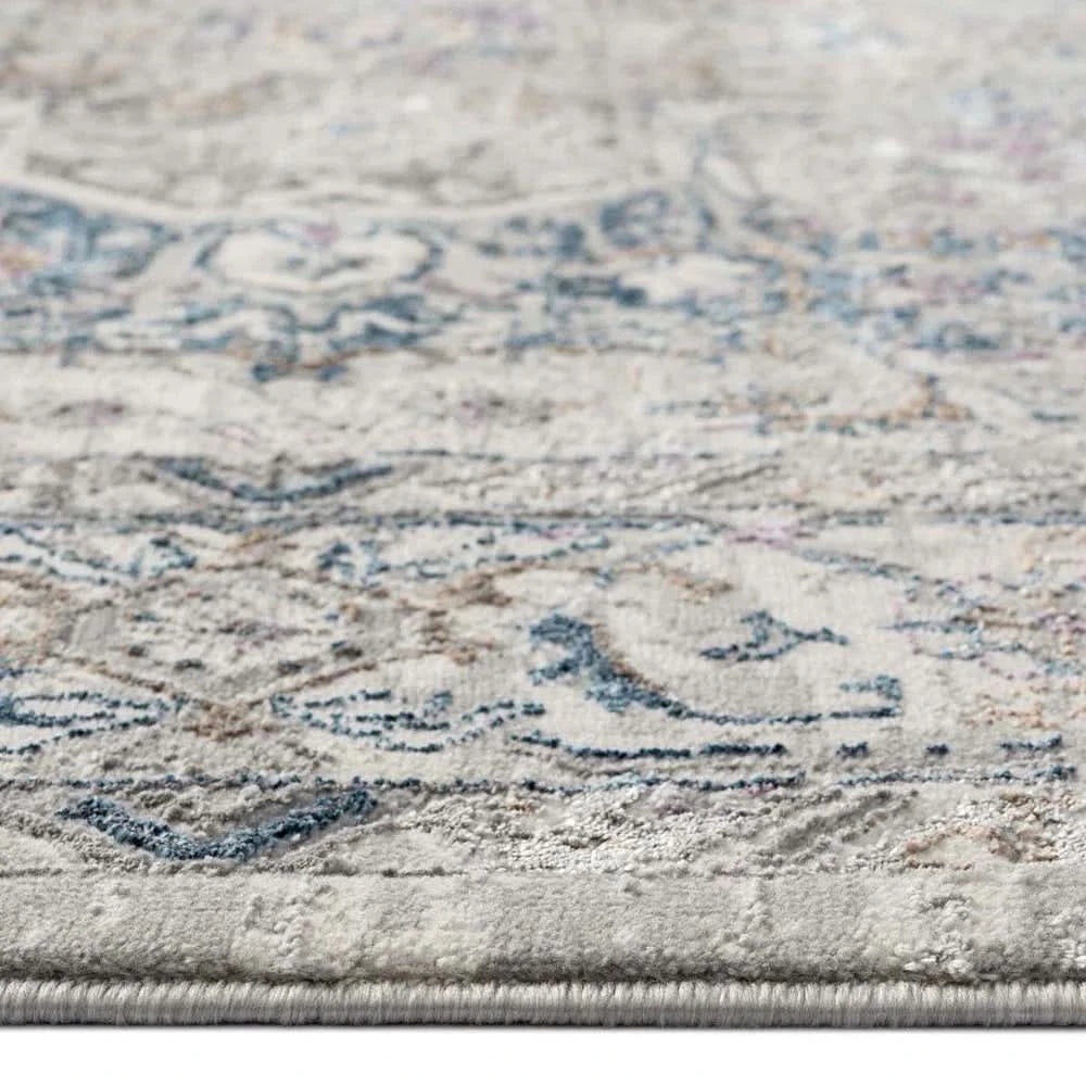 Clare 676 Grey non-shedding rug pile thickness