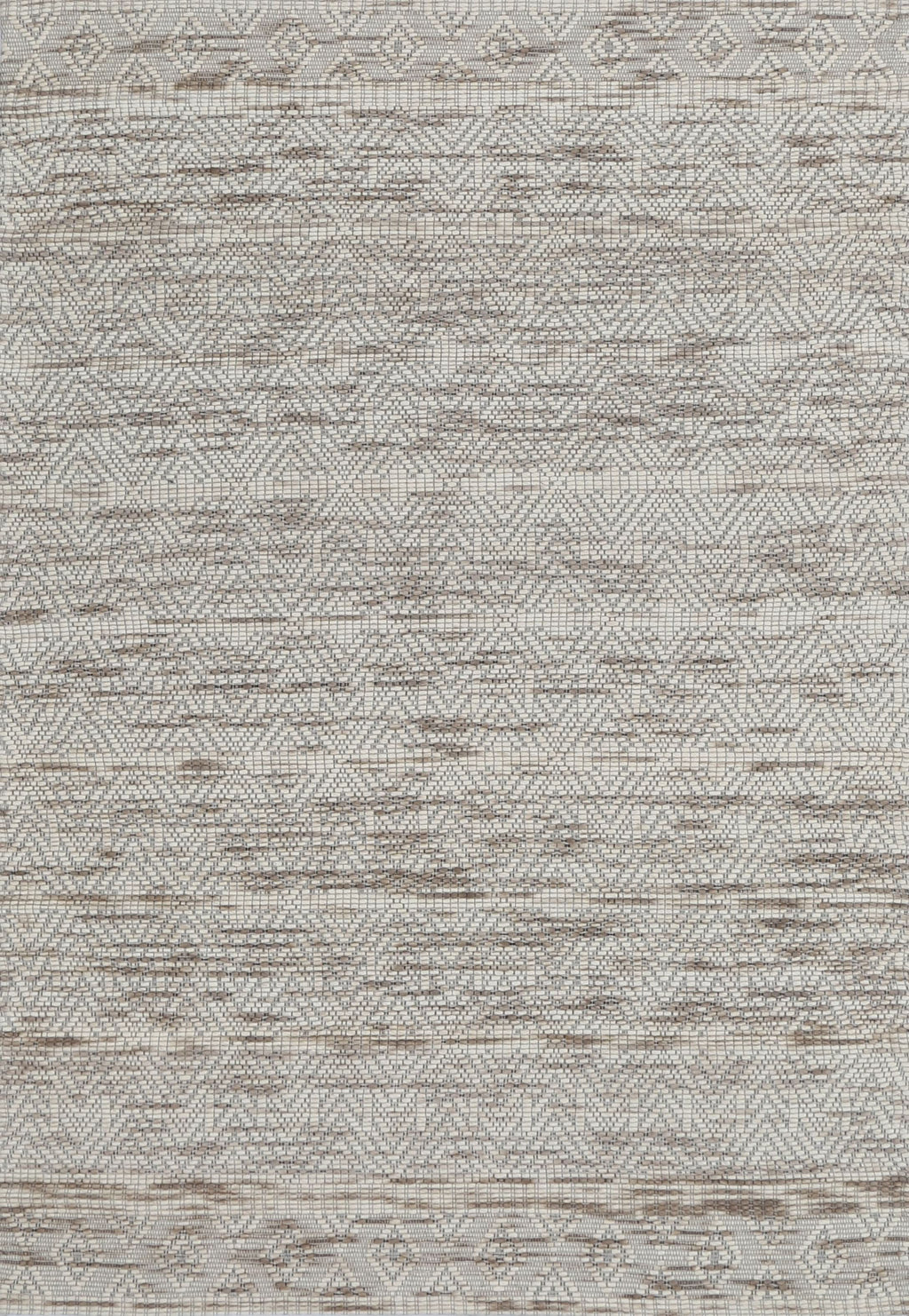 Copacabana Chevron Beige Wool Rug